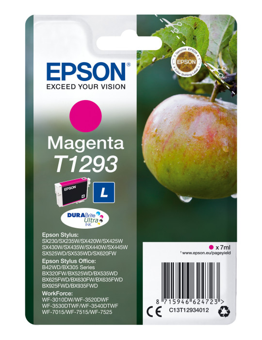 Epson Apple T1293 ink cartridge 1 pc(s) Original Magenta