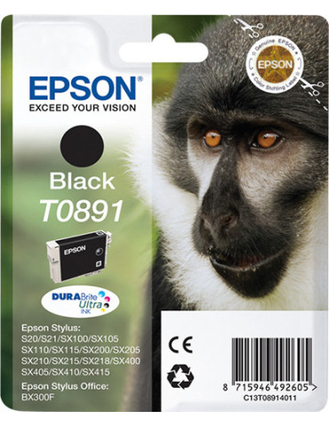 Epson Monkey T0891 ink cartridge 1 pc(s) Original Black