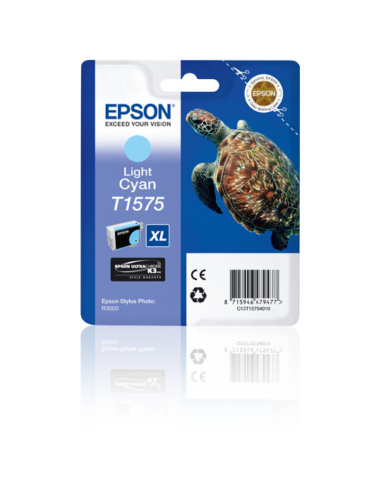 Epson Turtle T1575 ink cartridge 1 pc(s) Original High (XL) Yield Light Cyan