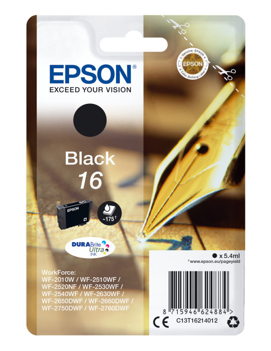 Epson Pen and crossword Enpack svart 16 DURABrite Ultra-bläck
