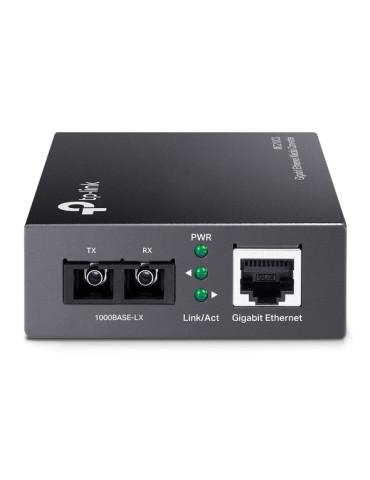TP-Link MC210CS network media converter 1000 Mbit s 1310 nm Single-mode Black