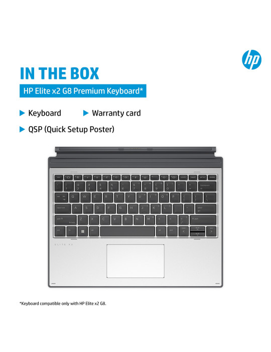 HP Elite x2 G8 Premium Keyboard