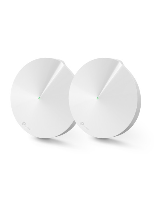 TP-Link Deco M9 Plus (2-Pack) Tri-band (2.4 GHz   5 GHz   5 GHz) Wi-Fi 5 (802.11ac) White Internal