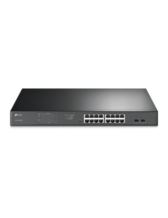 TP-Link TL-SG1218MPE Managed L2 Gigabit Ethernet (10 100 1000) Power over Ethernet (PoE) 1U Black