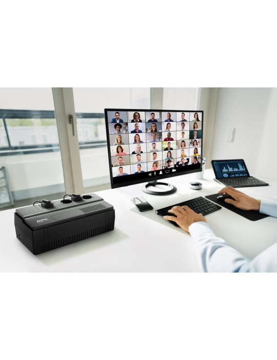 APC BV800I-GR UPS-virtalähde Linjainteraktiivinen 0,8 kVA 450 W 4 AC-pistorasia(a)
