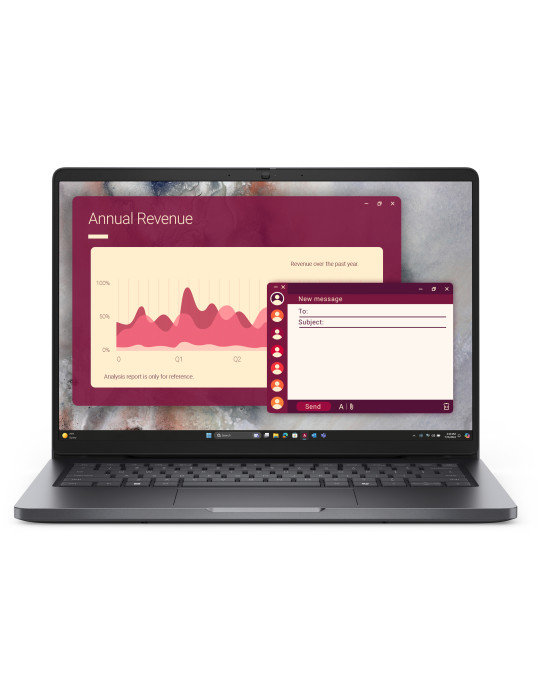 DELL Pro PC14250 Intel Core 5 120U Bärbar dator 35,6 cm (14") Full HD+ 16 GB DDR5-SDRAM 512 GB SSD Wi-Fi 6E (802.11ax) Windows