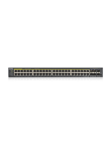 Zyxel GS1920-48HPV2 Managed Gigabit Ethernet (10 100 1000) Power over Ethernet (PoE) Black Zyxel GS1920-48HPV2 Managed Gigabit Ethernet (10 100 1000) Power over Ethernet (PoE) Black