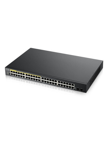 Zyxel GS1900-48HPv2 Managed L2 Gigabit Ethernet (10 100 1000) Power over Ethernet (PoE) Black