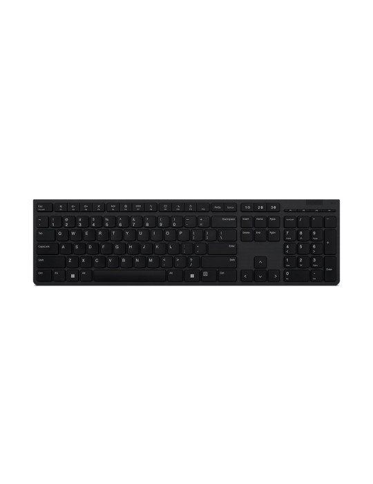 Lenovo 4Y41K04067 näppäimistö RF Wireless + Bluetooth Pohjoismainen Harmaa