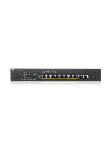 Zyxel XS1930-12HP-ZZ0101F verkkokytkin Hallittu L3 10G Ethernet (100 1000 10000) Power over Ethernet -tuki musta Zyxel XS1930-12HP-ZZ0101F verkkokytkin Hallittu L3 10G Ethernet (100 1000 10000) Power over Ethernet -tuki musta