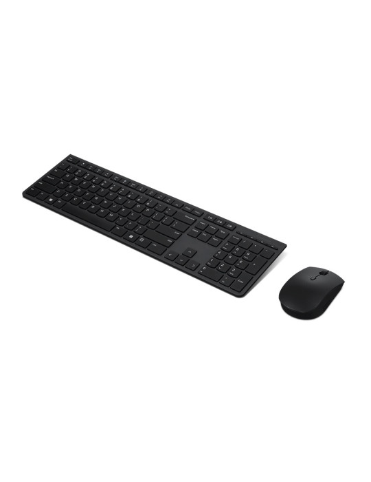 Lenovo 4X31K03975 näppäimistö Sisältää hiiren RF Wireless + Bluetooth Pohjoismainen Harmaa