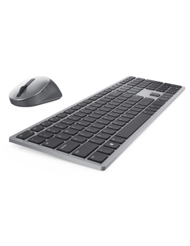 DELL KM7321W näppäimistö Sisältää hiiren Office RF Wireless + Bluetooth QWERTY Pohjoismainen Harmaa, Titaani DELL KM7321W näppäimistö Sisältää hiiren Office RF Wireless + Bluetooth QWERTY Pohjoismainen Harmaa, Titaani