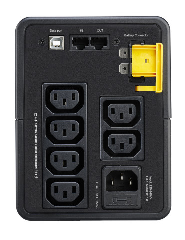 APC BX950MI uninterruptible power supply (UPS) Line-Interactive 0.95 kVA 520 W 6 AC outlet(s)