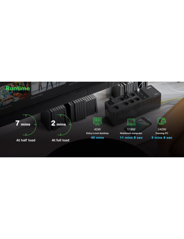 APC BE500G2-GR uninterruptible power supply (UPS) Standby (Offline) 0.5 kVA 300 W