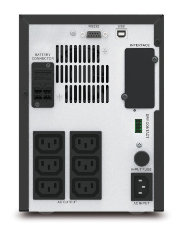 APC Easy UPS SMV strömskydd (UPS) Linjeinteraktiv 0,75 kVA 525 W 6 AC-utgångar APC Easy UPS SMV strömskydd (UPS) Linjeinteraktiv 0,75 kVA 525 W 6 AC-utgångar