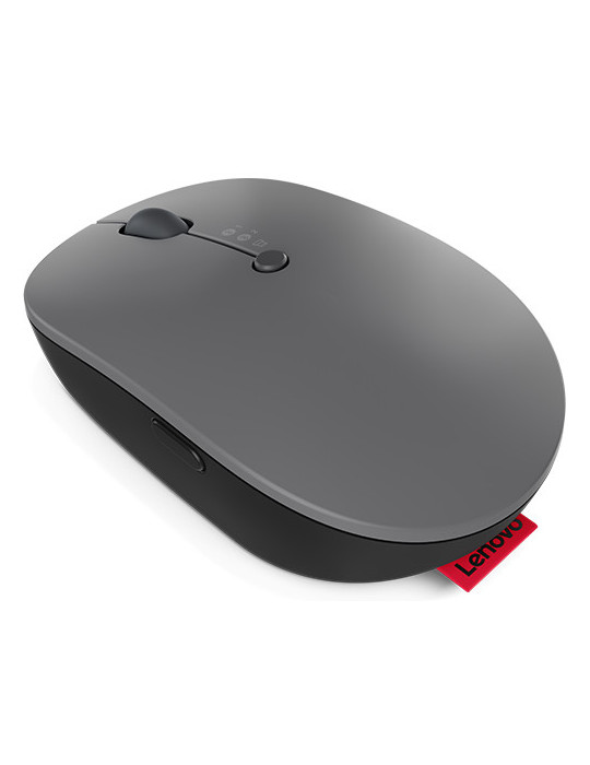 Lenovo Go Multi-Device mouse Office Ambidextrous RF Wireless + Bluetooth Optical 2400 DPI