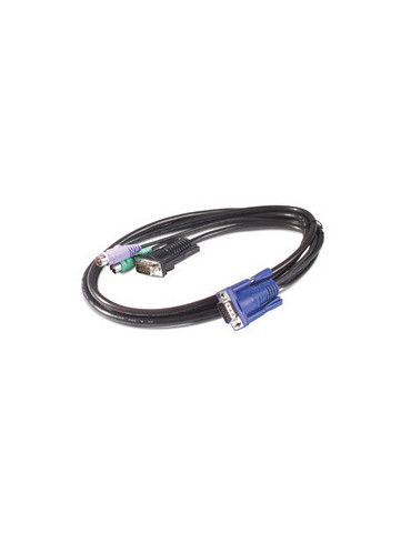 APC KVM PS 2 Cable - 3 ft (0.9 m) Svart 0,91 m