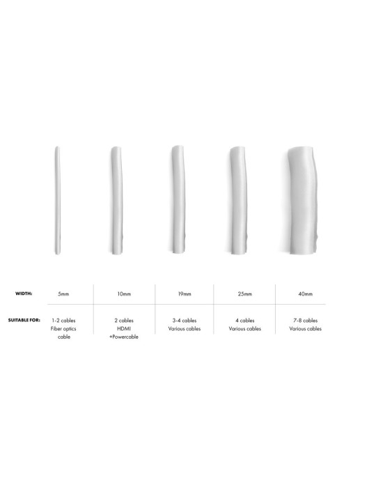 Multibrackets 2784 cable sleeve Silver