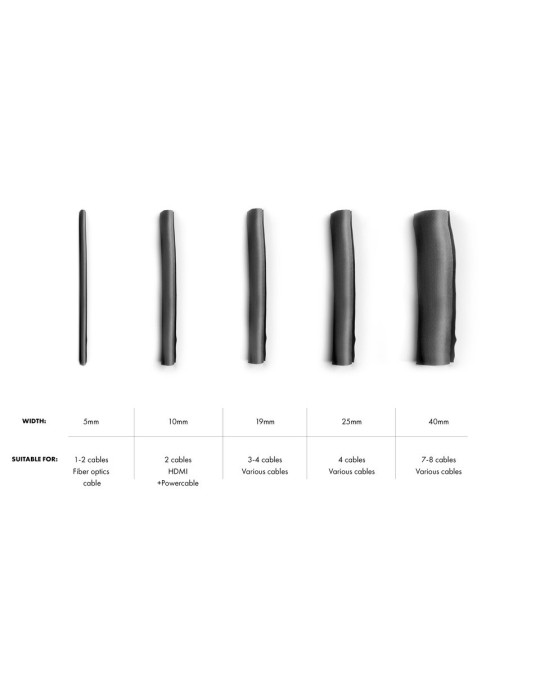 Multibrackets 2821 cable sleeve Black