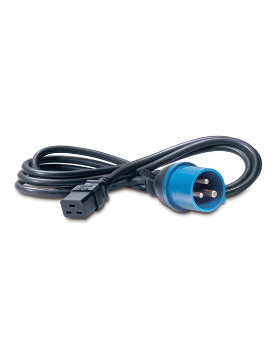 APC C19 IEC309 2.5m Black 98.4" (2.5 m) C19 coupler