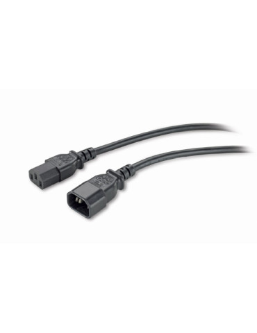 APC PWR Cord C13 - C14, 0.6 m Black 24" (0.61 m) C13 coupler C14 coupler