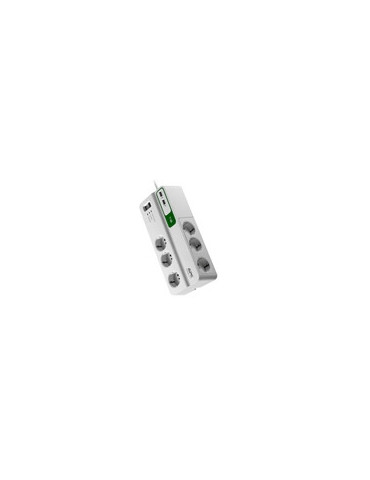 APC PM6U-IT överspänningsskydd Vit 6 AC-utgångar 230 V 2 m APC PM6U-IT överspänningsskydd Vit 6 AC-utgångar 230 V 2 m