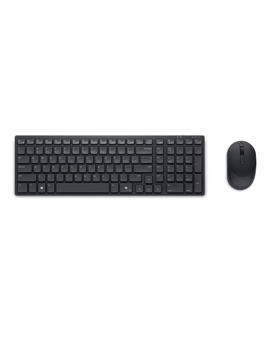DELL KM555 keyboard Mouse included Universal RF Wireless + Bluetooth QWERTY US International Black