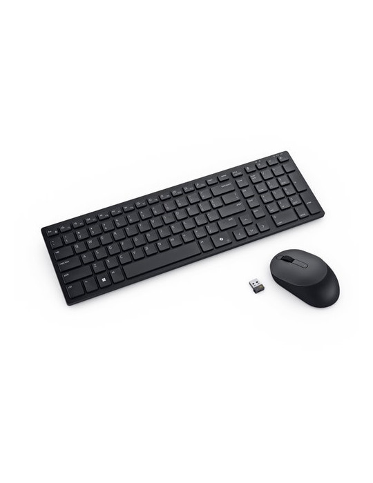 DELL KM555 keyboard Mouse included Universal RF Wireless + Bluetooth QWERTY US International Black