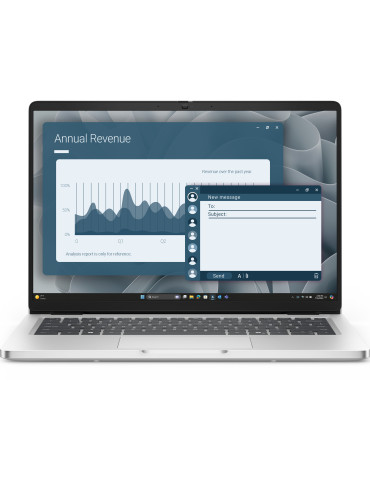 DELL Pro 14 PC14255 AMD Ryzen™ 5 220 Laptop 14" Full HD+ 16 GB DDR5-SDRAM 512 GB SSD Wi-Fi 6E (802.11ax) Windows 11 Pro Nordic