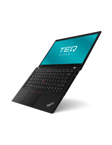 Teqcycle Lenovo Thinkpad T490 Intel® Core™ i5 i5-8365U Kannettava tietokone 35,6 cm (14") Full HD 16 GB DDR4-SDRAM 256 GB SSD