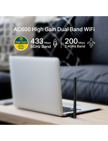 TP-Link Archer T2U Plus Sisäinen WLAN 600 Mbit s