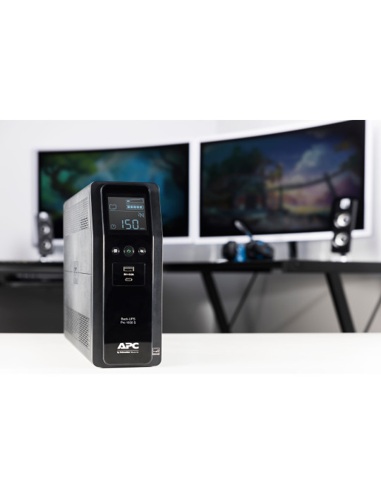 APC BR1600SI uninterruptible power supply (UPS) Line-Interactive 1.6 kVA 960 W 8 AC outlet(s)