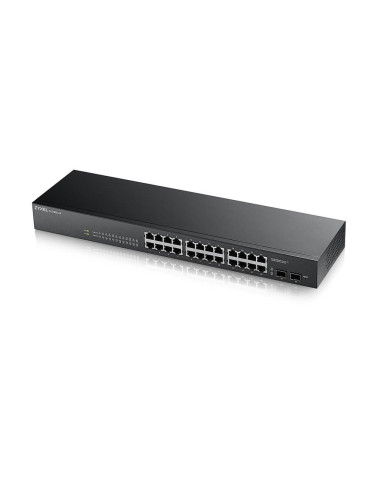 Zyxel GS-1900-24 v2 Hallittu L2 Gigabit Ethernet (10 100 1000) 1U musta