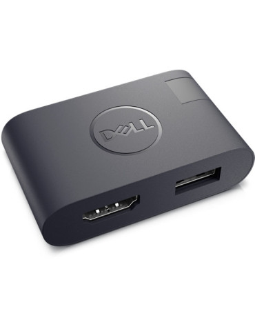 DELL DA20 USB Type-C HDMI + USB musta