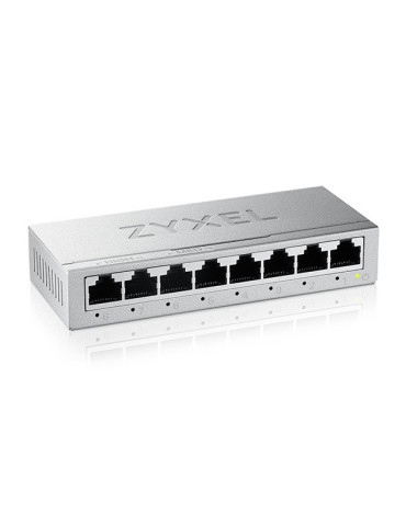 Zyxel GS-108BV5-EU0101F verkkokytkin Hallitsematon L2 Gigabit Ethernet (10 100 1000)