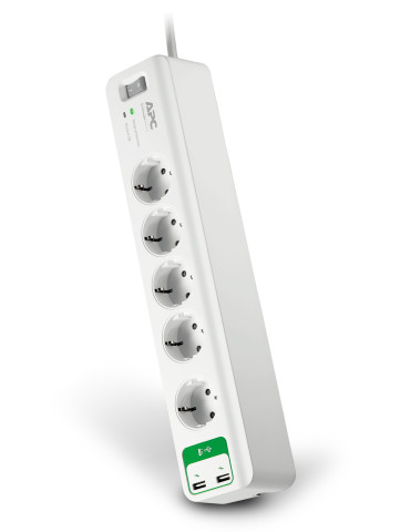 APC PM5U-GR surge protector White 6 AC outlet(s) 230 V 72" (1.83 m) APC PM5U-GR surge protector White 6 AC outlet(s) 230 V 72" (1.83 m)