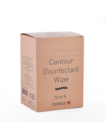 Contour Design Contour Disinfectant Wipe 20 pc(s)
