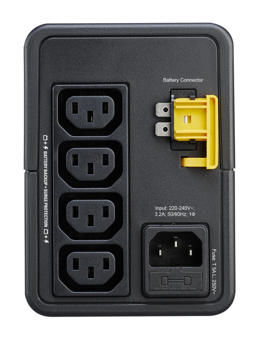 APC BVX700LI strömskydd (UPS) Linjeinteraktiv 0,7 kVA 360 W 4 AC-utgångar