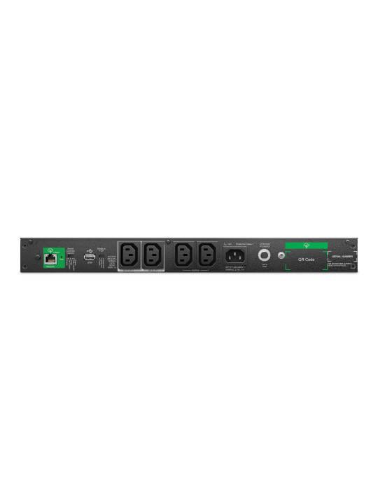 APC SMART-UPS C LI-ION 500VA SHORT DEPTH 230V SMARTCONNECT strömskydd (UPS) Linjeinteraktiv 0,5 kVA 400 W 4 AC-utgångar