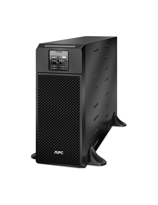 APC Smart-UPS On-Line UPS-virtalähde Taajuuden kaksoismuunnos (verkossa) 6 kVA 6000 W 10 AC-pistorasia(a)