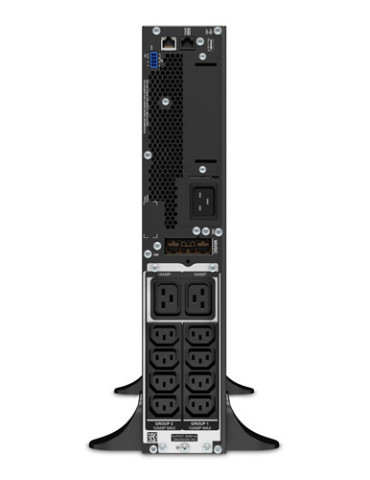 APC SRT3000XLI UPS-virtalähde Taajuuden kaksoismuunnos (verkossa) 3 kVA 2700 W 10 AC-pistorasia(a) APC SRT3000XLI UPS-virtalähde Taajuuden kaksoismuunnos (verkossa) 3 kVA 2700 W 10 AC-pistorasia(a)