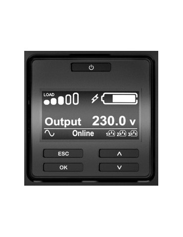 APC Smart-UPS On-Line SRT UPS-virtalähde Taajuuden kaksoismuunnos (verkossa) 3 kVA 2700 W APC Smart-UPS On-Line SRT UPS-virtalähde Taajuuden kaksoismuunnos (verkossa) 3 kVA 2700 W