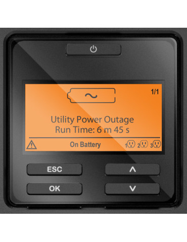 APC Smart-UPS On-Line SRT UPS-virtalähde Taajuuden kaksoismuunnos (verkossa) 3 kVA 2700 W APC Smart-UPS On-Line SRT UPS-virtalähde Taajuuden kaksoismuunnos (verkossa) 3 kVA 2700 W