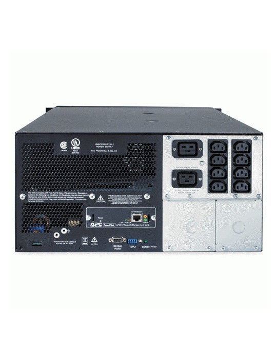 APC Smart-UPS UPS-virtalähde Linjainteraktiivinen 5 kVA 4000 W 10 AC-pistorasia(a)