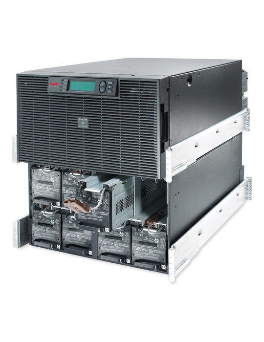 APC Smart-UPS On-Line UPS-virtalähde Taajuuden kaksoismuunnos (verkossa) 15 kVA 12000 W 8 AC-pistorasia(a)