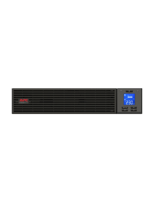 APC SRV1KRI UPS-virtalähde Taajuuden kaksoismuunnos (verkossa) 1 kVA 800 W 3 AC-pistorasia(a)