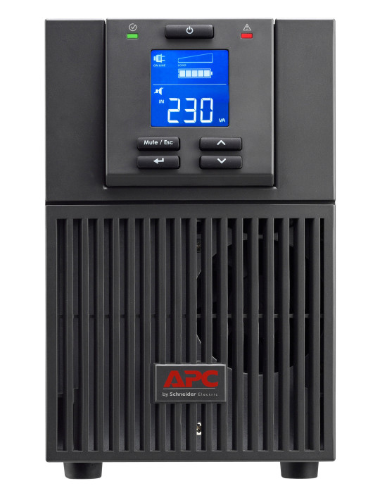 APC SRV2KI UPS-virtalähde Taajuuden kaksoismuunnos (verkossa) 2 kVA 1600 W 4 AC-pistorasia(a)