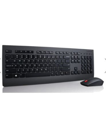 Lenovo 4X30H56796 näppäimistö Sisältää hiiren Universaali Langaton RF QWERTY Englanti (US) musta Lenovo 4X30H56796 näppäimistö Sisältää hiiren Universaali Langaton RF QWERTY Englanti (US) musta