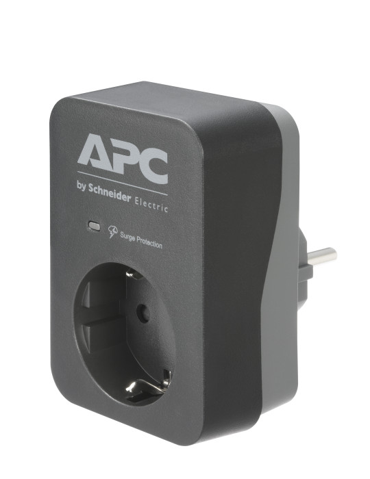 APC PME1WB-GR ylijännitesuoja musta, Harmaa 1 AC-pistorasia(a) 230 V