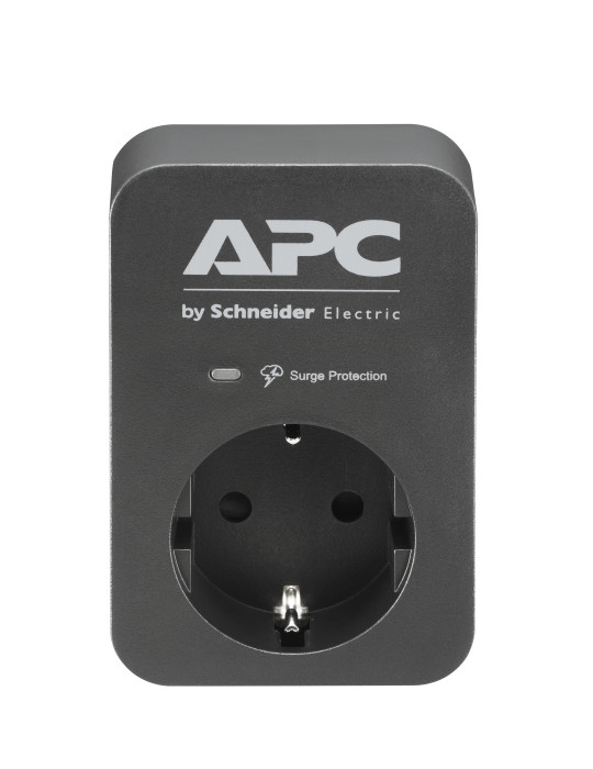 APC PME1WB-GR ylijännitesuoja musta, Harmaa 1 AC-pistorasia(a) 230 V